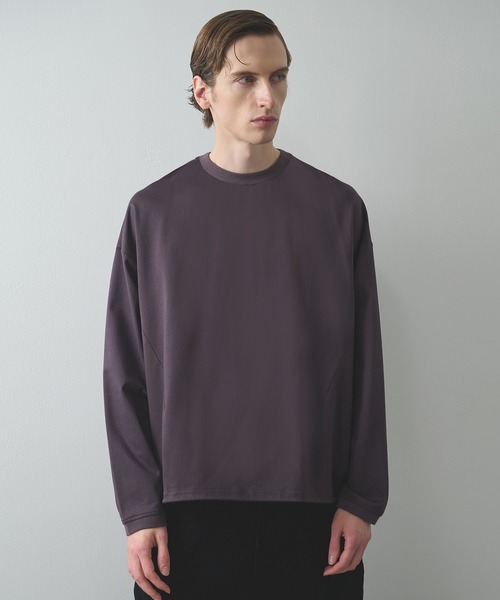 STUDIOUS(ステュディオス)の「DRAWCORD SWEAT SHIRTS(Tシャツ/カットソー・メンズ・ブラック/ライトグレー/ダークグレー・1/2)」の3枚目の写真