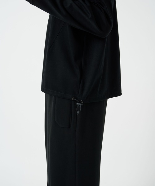STUDIOUS(ステュディオス)の「DRAWCORD SWEAT SHIRTS(Tシャツ/カットソー・メンズ・ブラック/ライトグレー/ダークグレー・1/2)」の6枚目の写真