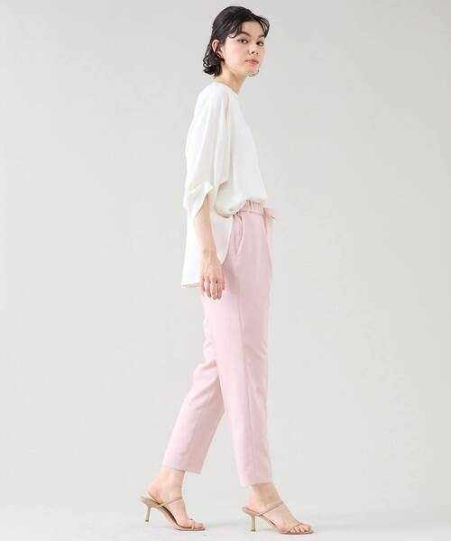 TIARAティアラ　ステファニー　ノーカラージャケット　イージータックパンツ 定番》イージータックパンツ｜TIARA（ティアラ）｜商品詳細