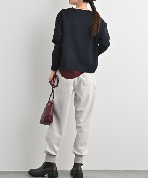 aunt lily(アントリリー)の「アニマルシリーズジャガードプルオーバー(Tシャツ/カットソー・レディース・ネイビー/ピンク・L/M/LL)」の5枚目の写真