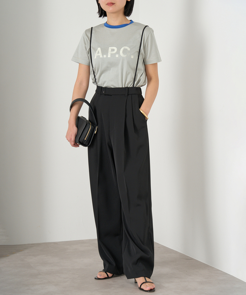 IENA（イエナ）の「《追加4》サスペンダーツイルパンツ（スラックス・レディース・ブラック/チャコールグレー/カーキ・34/40/36/38）」の6枚目の写真