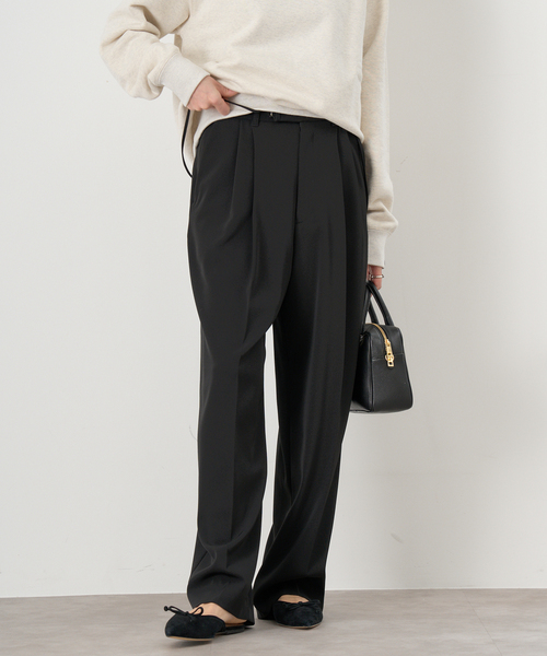 IENA（イエナ）の「《追加4》サスペンダーツイルパンツ（スラックス・レディース・ブラック/チャコールグレー/カーキ・34/40/36/38）」の21枚目の写真