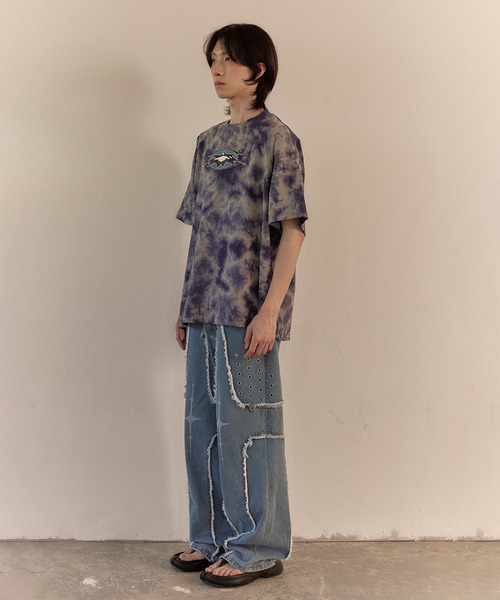 LIBERE リベーレ / LOGO TYE-DYE T-SHIRT グラフィックロゴ