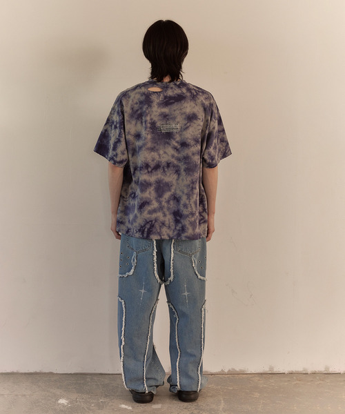 LIBERE リベーレ / LOGO TYE-DYE T-SHIRT グラフィックロゴプリントタイダイ染めTシャツ / 251201-251202