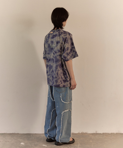 LIBERE リベーレ / LOGO TYE-DYE T-SHIRT グラフィックロゴプリントタイダイ染めTシャツ / 251201-251202