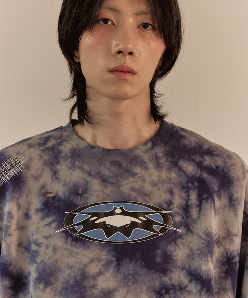 LIBERE リベーレ / LOGO TYE-DYE T-SHIRT グラフィックロゴプリントタイダイ染めTシャツ / 251201-251202