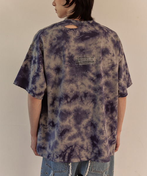 LIBERE リベーレ / LOGO TYE-DYE T-SHIRT グラフィックロゴプリントタイダイ染めTシャツ / 251201-251202