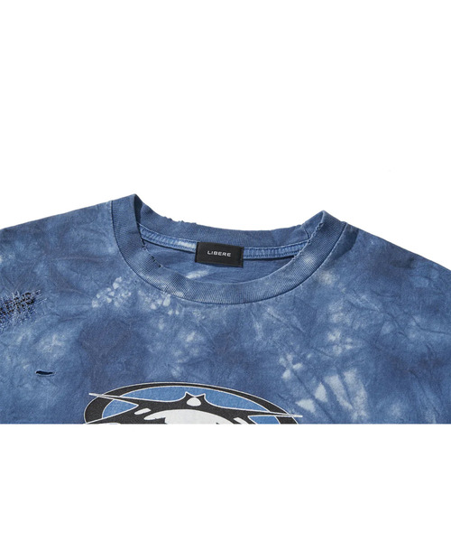 LIBERE リベーレ / LOGO TYE-DYE T-SHIRT グラフィックロゴプリントタイダイ染めTシャツ / 251201-251202