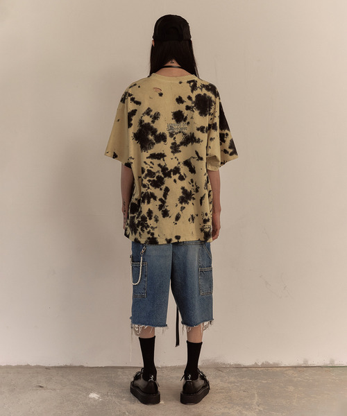 LIBERE リベーレ / LOGO TYE-DYE T-SHIRT グラフィックロゴプリントタイダイ染めTシャツ / 251201-251202