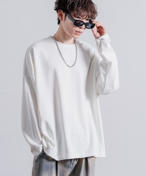 NULL(ヌル)の「プリント ポンチ ドルマン長袖Tシャツ(Tシャツ/カットソー・メンズ・ブラック系/ブラック/ホワイト系/ホワイト・LARGE/MEDIUM/SMALL)」の21枚目の写真