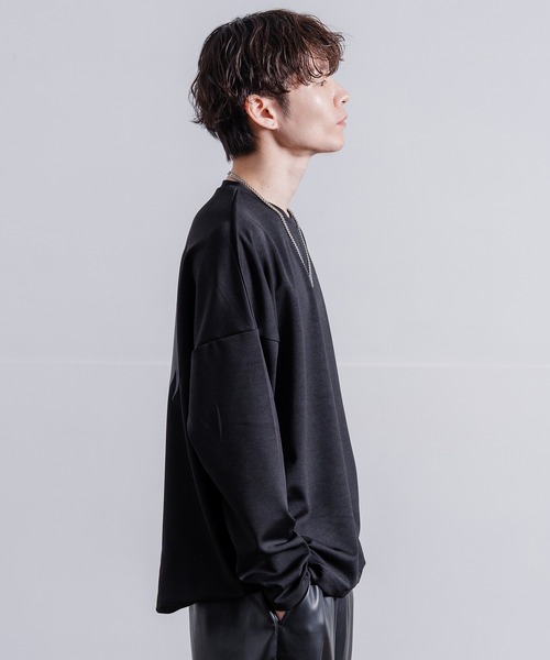 NULL(ヌル)の「プリント ポンチ ドルマン長袖Tシャツ(Tシャツ/カットソー・メンズ・ブラック系/ブラック/ホワイト系/ホワイト・LARGE/MEDIUM/SMALL)」の16枚目の写真