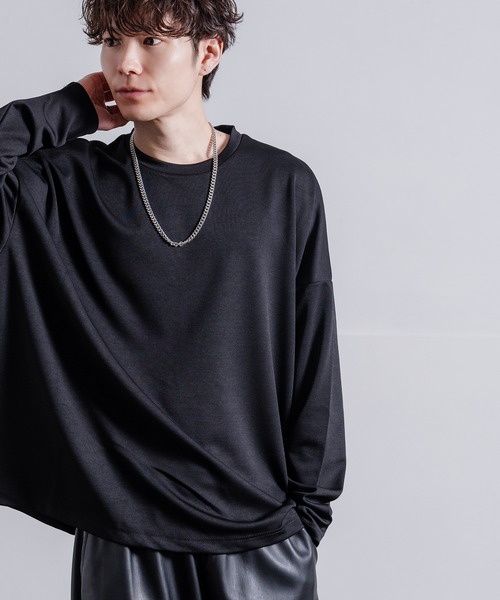 NULL(ヌル)の「プリント ポンチ ドルマン長袖Tシャツ(Tシャツ/カットソー・メンズ・ブラック系/ブラック/ホワイト系/ホワイト・LARGE/MEDIUM/SMALL)」の18枚目の写真