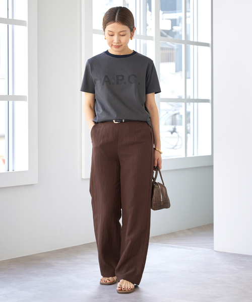 IENA(イエナ)の「フィブリルポプリンパンツ(その他パンツ・レディース・ブラウン/ネイビー・36/38)」の19枚目の写真