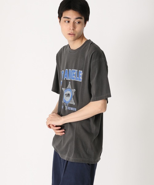 THE MILE(ザマイル)の「THE MILE/LA COUNTY TEE(Tシャツ/カットソー・メンズ・チャコール/ネイビー/ホワイト・MEDIUM/LARGE)」の9枚目の写真
