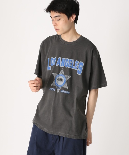THE MILE(ザマイル)の「THE MILE/LA COUNTY TEE(Tシャツ/カットソー・メンズ・チャコール/ネイビー/ホワイト・MEDIUM/LARGE)」の10枚目の写真