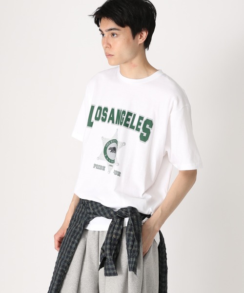 THE MILE(ザマイル)の「THE MILE/LA COUNTY TEE(Tシャツ/カットソー・メンズ・チャコール/ネイビー/ホワイト・MEDIUM/LARGE)」の15枚目の写真