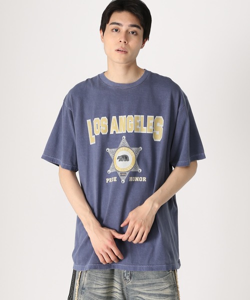 THE MILE(ザマイル)の「THE MILE/LA COUNTY TEE(Tシャツ/カットソー・メンズ・チャコール/ネイビー/ホワイト・MEDIUM/LARGE)」の19枚目の写真