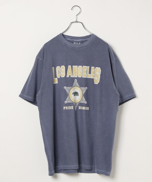 THE MILE(ザマイル)の「THE MILE/LA COUNTY TEE(Tシャツ/カットソー・メンズ・チャコール/ネイビー/ホワイト・MEDIUM/LARGE)」の21枚目の写真
