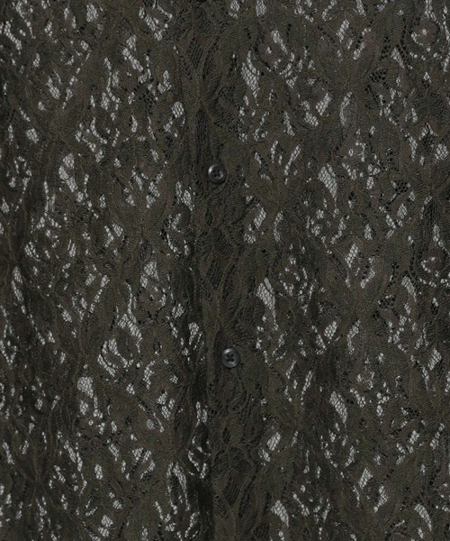 HARE(ハレ)の「ダマスクレースシャツSS(HARE)(シャツ/ブラウス・メンズ・グレー/ブラック/ブラウン/ブルー・FREE)」の8枚目の写真