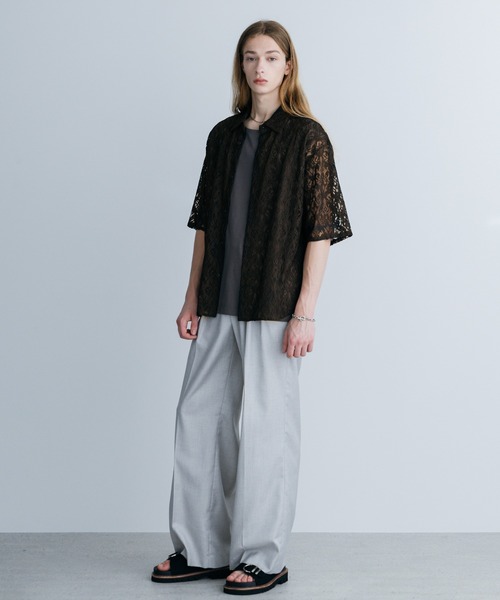 HARE ポイントレースシャツ ブラック 楽天市場】【SALE／20%OFF】レースガラシアーシャツ HARE ハレ