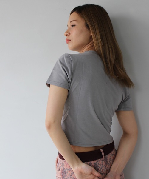 SANSeLF(サンセルフ)の「【SANSeLF】フロントリボントップス sanw25s075(その他トップス・レディース・グレー/ブラック/ホワイト・FREE)」の7枚目の写真