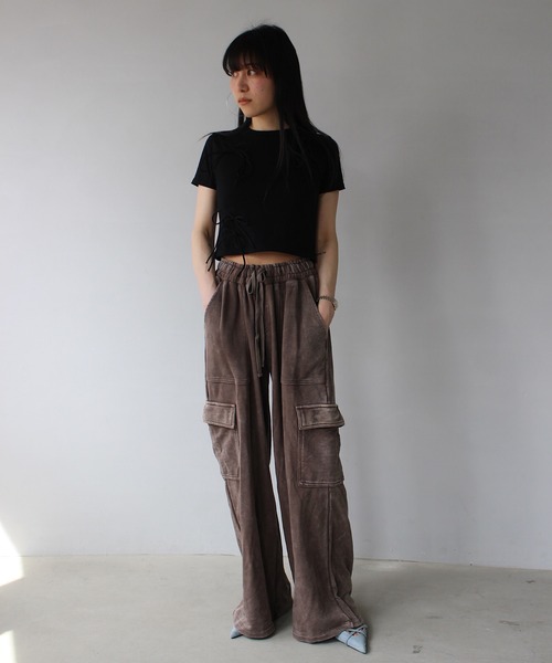 SANSeLF(サンセルフ)の「【SANSeLF】フロントリボントップス sanw25s075(その他トップス・レディース・グレー/ブラック/ホワイト・FREE)」の18枚目の写真