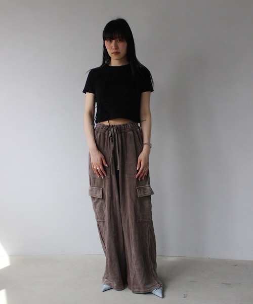 SANSeLF(サンセルフ)の「【SANSeLF】フロントリボントップス sanw25s075(その他トップス・レディース・グレー/ブラック/ホワイト・FREE)」の19枚目の写真