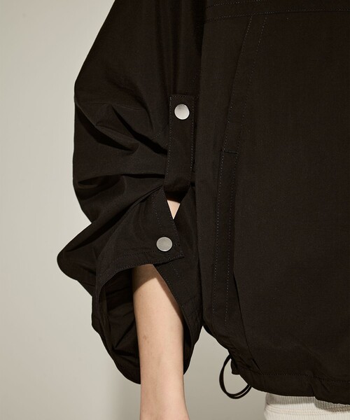 STUDIOUS(ステュディオス)の「【STUDIOUS/ステュディオス】Super Lightweight Rain Blouson/ライトウェイトレインブルゾン/撥水/超軽量(ブルゾン・レディース・ブラック/ベージュ・FREE)」の17枚目の写真