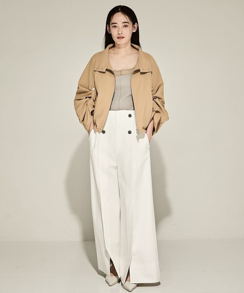 STUDIOUS(ステュディオス)の「【STUDIOUS/ステュディオス】Super Lightweight Rain Blouson/ライトウェイトレインブルゾン/撥水/超軽量(ブルゾン・レディース・ブラック/ベージュ・FREE)」の22枚目の写真