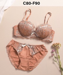 テラコッタ」に該当するレディースのブラ&ショーツファッション