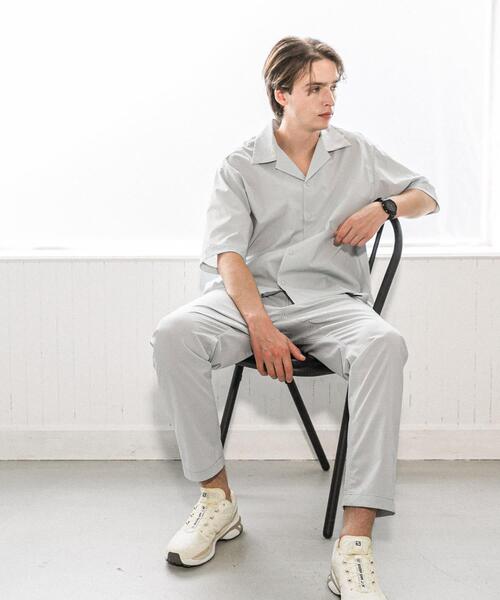 URBAN RESEARCH（アーバンリサーチ）の「『XLサイズあり』『撥水』SOLOTEX STRETCH SHORT-SLEEVE SHIRTS（シャツ/ブラウス・メンズ・ネイビー/ブラック/グレー系その他・MEDIUM/LARGE/X-LARGE）」の5枚目の写真