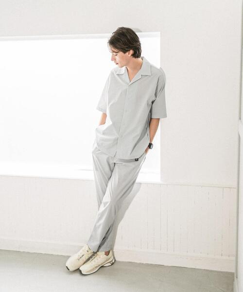 URBAN RESEARCH（アーバンリサーチ）の「『XLサイズあり』『撥水』SOLOTEX STRETCH SHORT-SLEEVE SHIRTS（シャツ/ブラウス・メンズ・ネイビー/ブラック/グレー系その他・MEDIUM/LARGE/X-LARGE）」の8枚目の写真