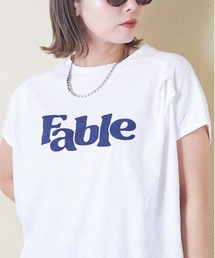 CUBE SUGAR | 30/-天竺片染タックフレンチスリーブTシャツ(Tシャツ/カットソー)