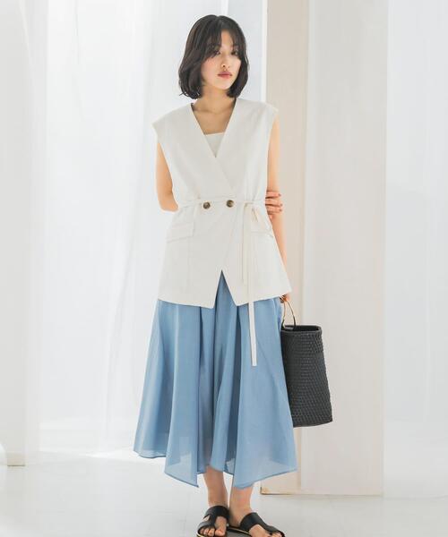 セール】接触冷感リネン混ジレ（ベスト）｜URBAN RESEARCH ROSSO