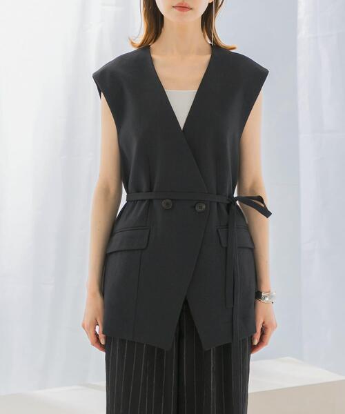 セール】接触冷感リネン混ジレ（ベスト）｜URBAN RESEARCH ROSSO WOMEN