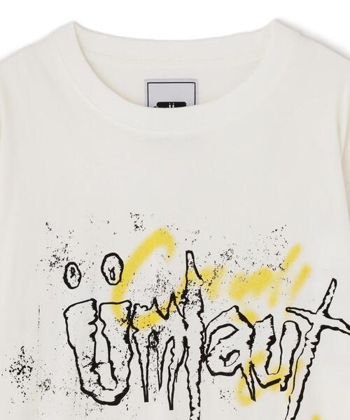 L.H.P(エルエイチピー)の「【WEB&DEPOT限定】UMLAUT/ウムラウト/LOGO S/S TEE(Tシャツ/カットソー・レディース・ブラック/ホワイト・M/L/S)」の6枚目の写真