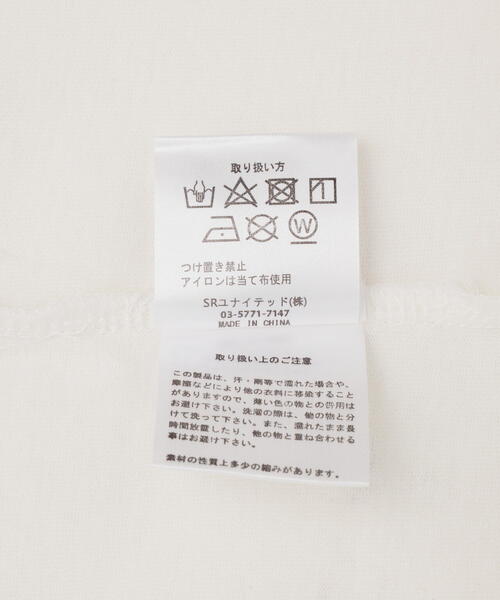 L.H.P(エルエイチピー)の「【WEB&DEPOT限定】UMLAUT/ウムラウト/LOGO S/S TEE(Tシャツ/カットソー・レディース・ブラック/ホワイト・M/L/S)」の11枚目の写真