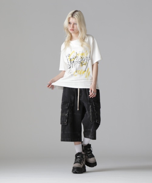 L.H.P(エルエイチピー)の「【WEB&DEPOT限定】UMLAUT/ウムラウト/LOGO S/S TEE(Tシャツ/カットソー・レディース・ブラック/ホワイト・M/L/S)」の20枚目の写真