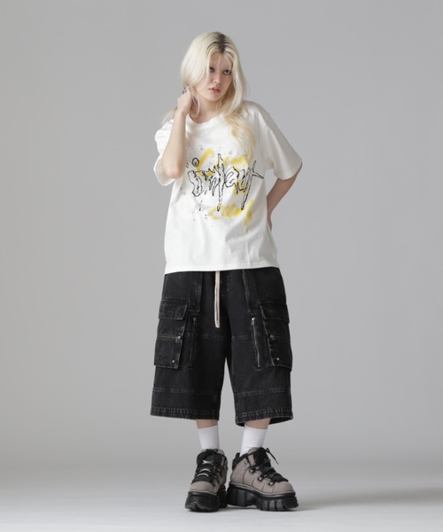 L.H.P(エルエイチピー)の「【WEB&DEPOT限定】UMLAUT/ウムラウト/LOGO S/S TEE(Tシャツ/カットソー・レディース・ブラック/ホワイト・M/L/S)」の19枚目の写真