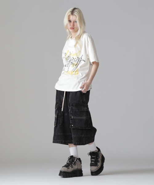 L.H.P(エルエイチピー)の「【WEB&DEPOT限定】UMLAUT/ウムラウト/LOGO S/S TEE(Tシャツ/カットソー・レディース・ブラック/ホワイト・M/L/S)」の18枚目の写真