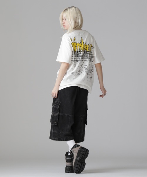 L.H.P(エルエイチピー)の「【WEB&DEPOT限定】UMLAUT/ウムラウト/LOGO S/S TEE(Tシャツ/カットソー・レディース・ブラック/ホワイト・M/L/S)」の14枚目の写真