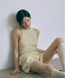 EN NEUME | 【Set Up】High Waist Knit Shorts(その他パンツ)