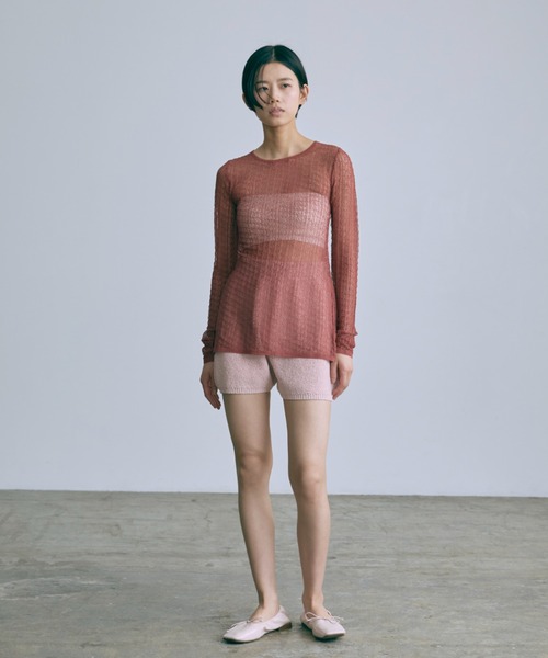 EN NEUME（エンノイム）の「【Set Up】High Waist Knit Shorts（その他パンツ・レディース・ブラウン/ピンク/ミント/イエロー・FREE）」の18枚目の写真