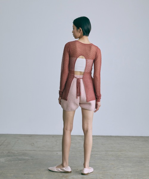EN NEUME（エンノイム）の「【Set Up】High Waist Knit Shorts（その他パンツ・レディース・ブラウン/ピンク/ミント/イエロー・FREE）」の19枚目の写真