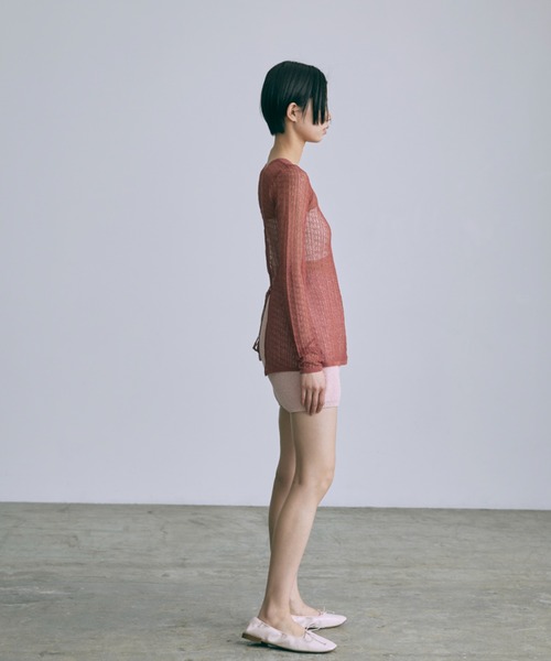 EN NEUME（エンノイム）の「【Set Up】High Waist Knit Shorts（その他パンツ・レディース・ブラウン/ピンク/ミント/イエロー・FREE）」の20枚目の写真