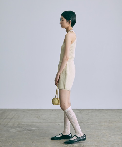 EN NEUME（エンノイム）の「【Set Up】High Waist Knit Shorts（その他パンツ・レディース・ブラウン/ピンク/ミント/イエロー・FREE）」の11枚目の写真