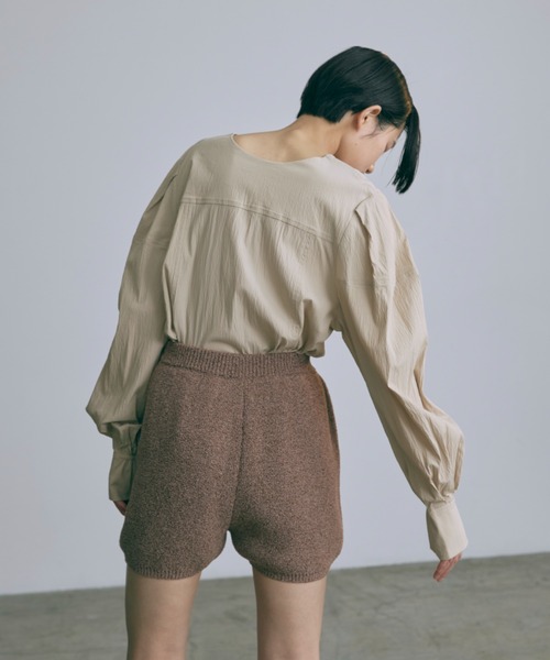 EN NEUME（エンノイム）の「【Set Up】High Waist Knit Shorts（その他パンツ・レディース・ブラウン/ピンク/ミント/イエロー・FREE）」の8枚目の写真