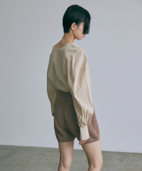 EN NEUME（エンノイム）の「【Set Up】High Waist Knit Shorts（その他パンツ・レディース・ブラウン/ピンク/ミント/イエロー・FREE）」の9枚目の写真