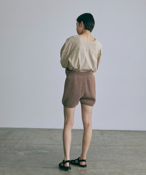 EN NEUME（エンノイム）の「【Set Up】High Waist Knit Shorts（その他パンツ・レディース・ブラウン/ピンク/ミント/イエロー・FREE）」の21枚目の写真