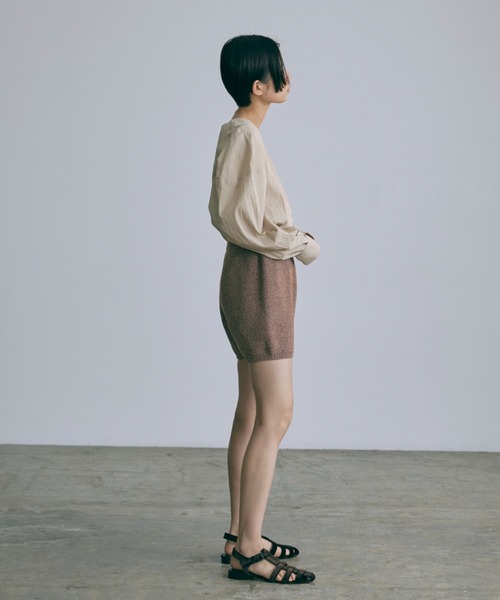 EN NEUME（エンノイム）の「【Set Up】High Waist Knit Shorts（その他パンツ・レディース・ブラウン/ピンク/ミント/イエロー・FREE）」の22枚目の写真